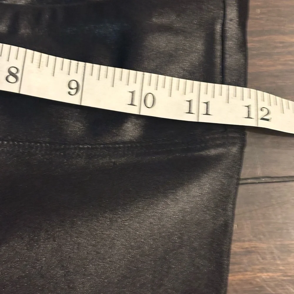 Koral Women’s Faux Leather Leggings — Black size small cropped